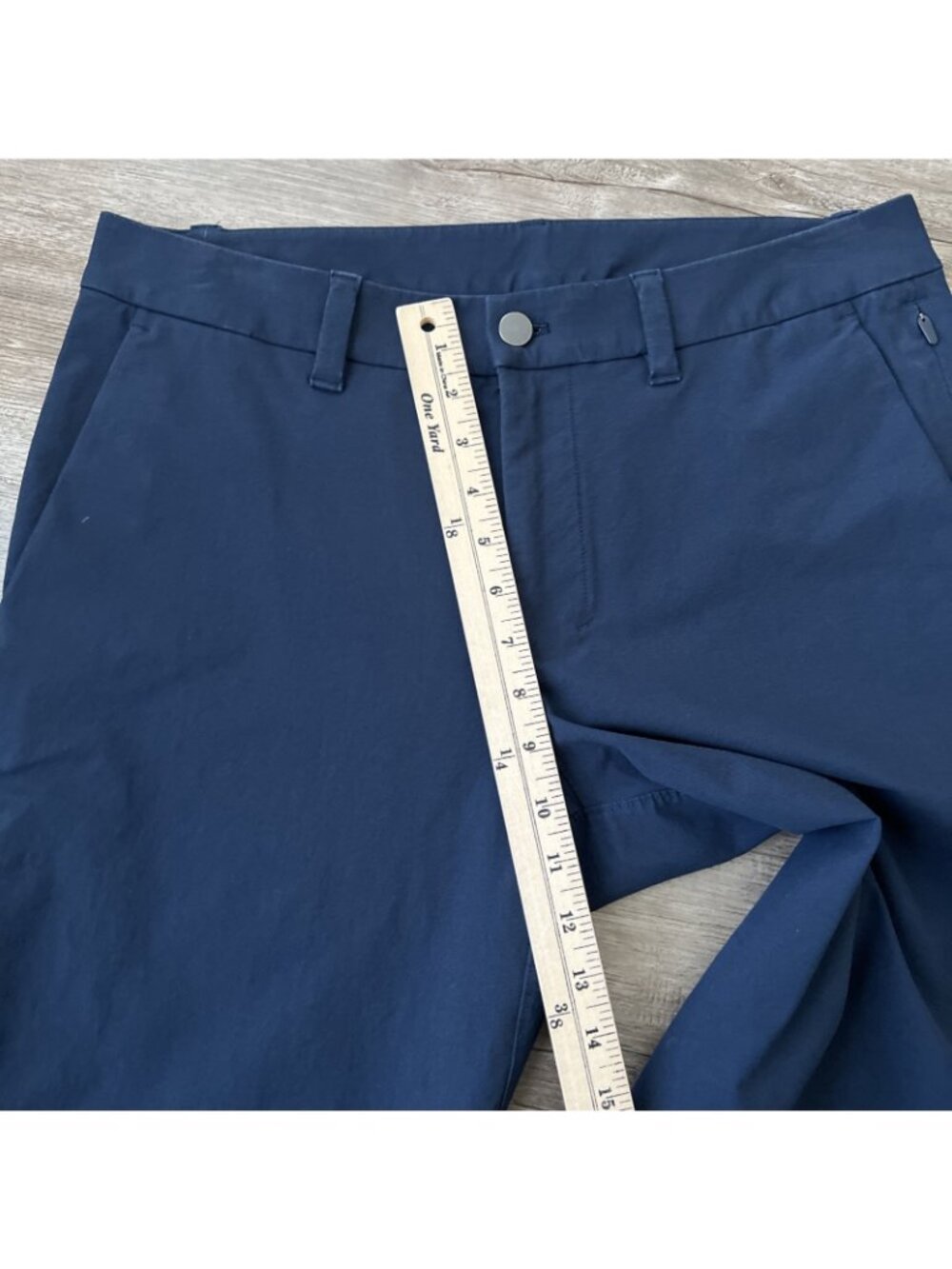 Lululemon Commission Slim Tapered Fit Pant Navy Mens Actual 32x26 - Picture 8 of 15